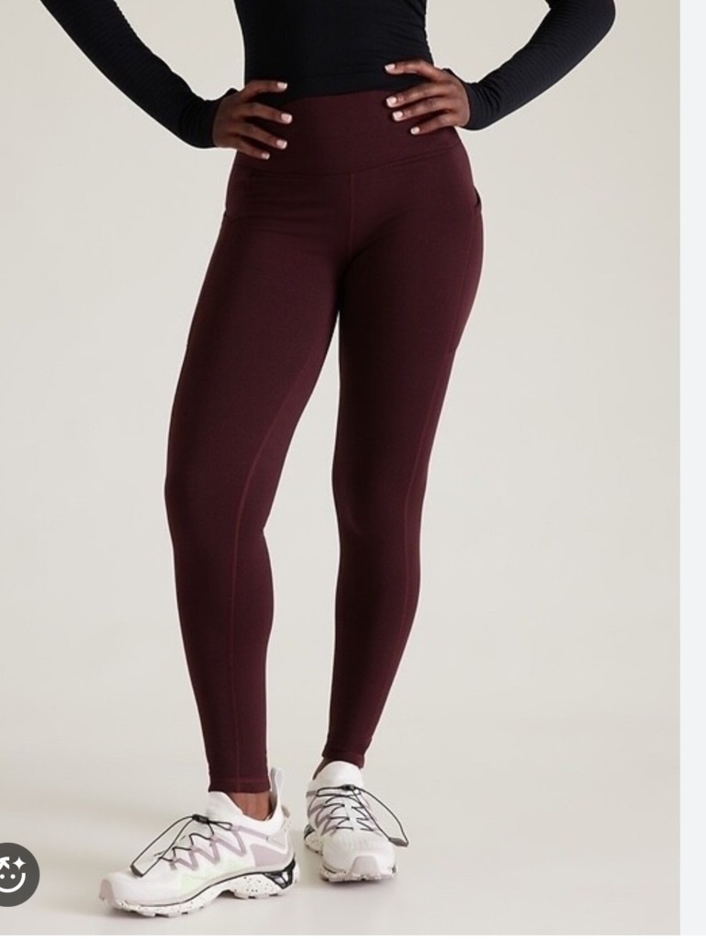 Athleta Altitude Stash High Rise Polartec Power Stretch Tight
